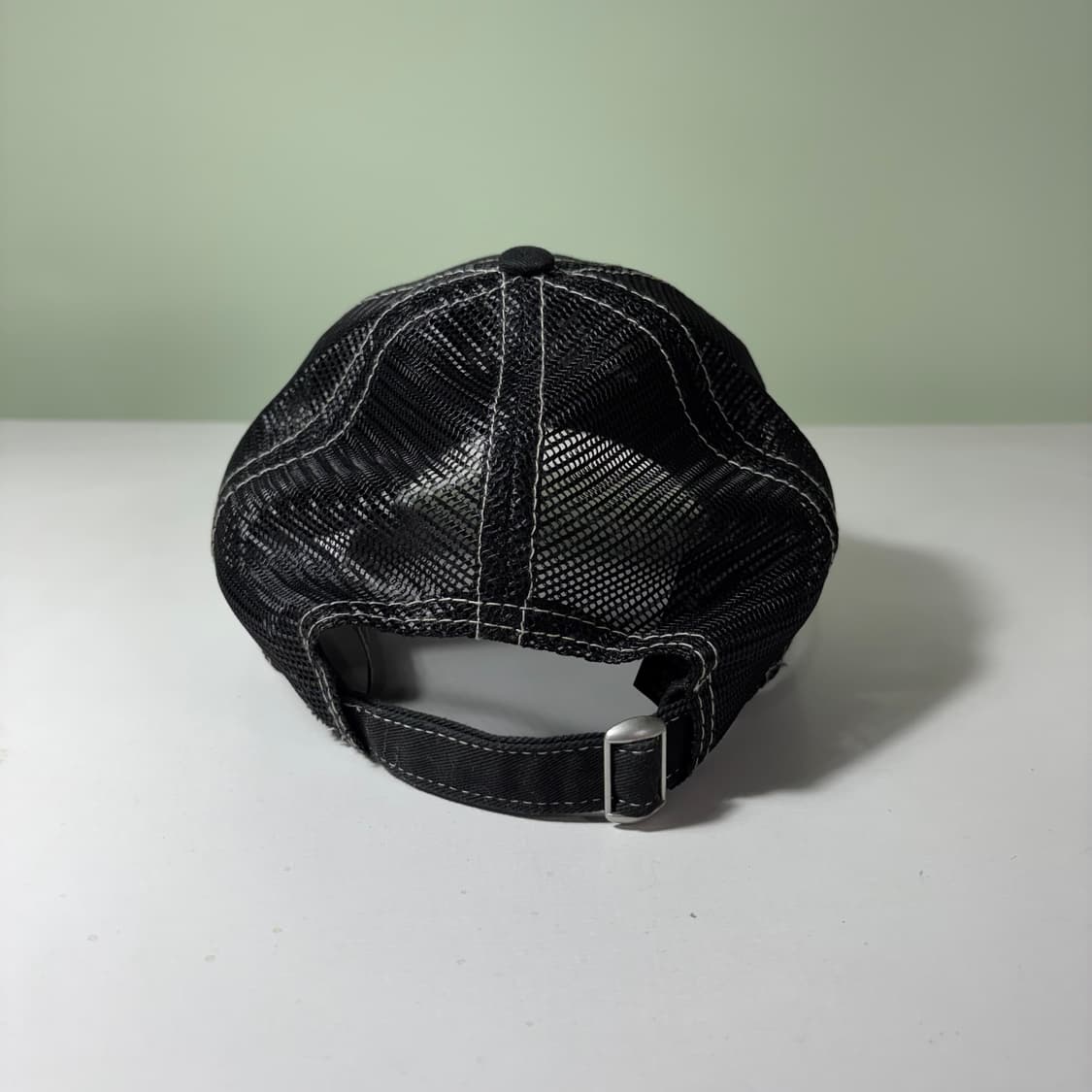OS 스투시 X 뉴에라 블랙 메쉬 트러커캡 상품이미지4