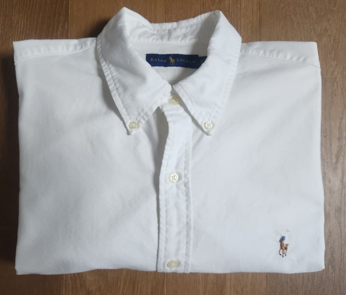 폴로 랄프로렌 화이트 옥스포드셔츠(XL) 상품이미지2