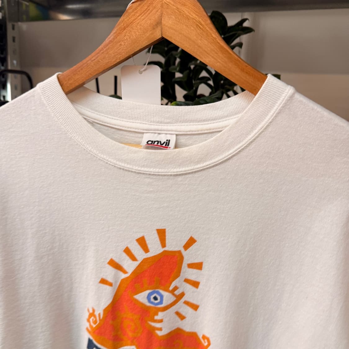 00S ANVIL 베이스 일본 에보시이와 까마귀 바위 콘서트 기념 티셔츠 상품이미지3