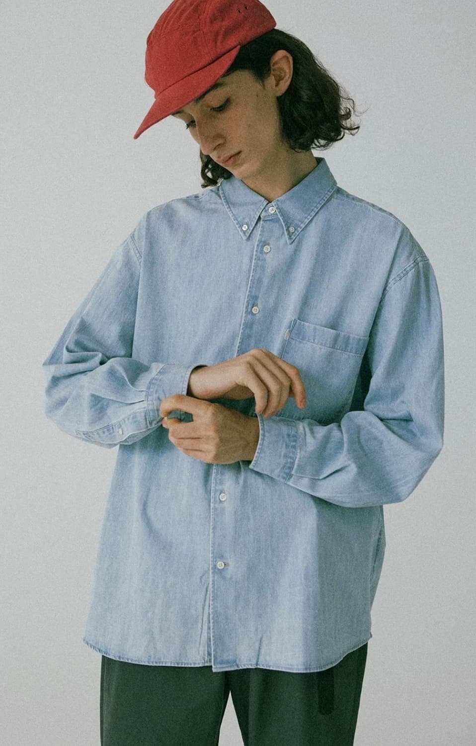 토마스모어 연청셔츠 m사이즈(100) 새상품 상품이미지5