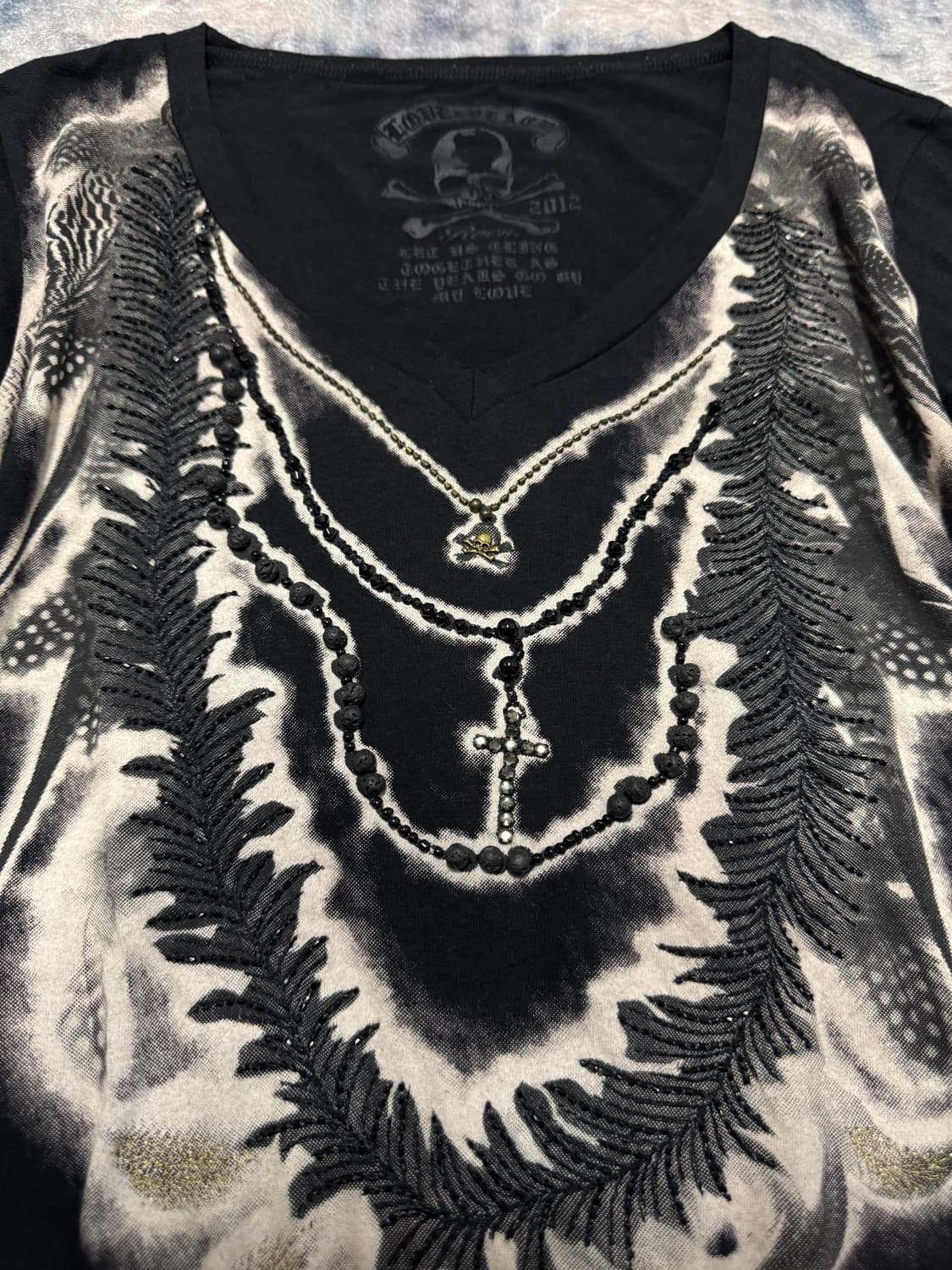 Roen archive skull & rosary cubic cut se 상품이미지7