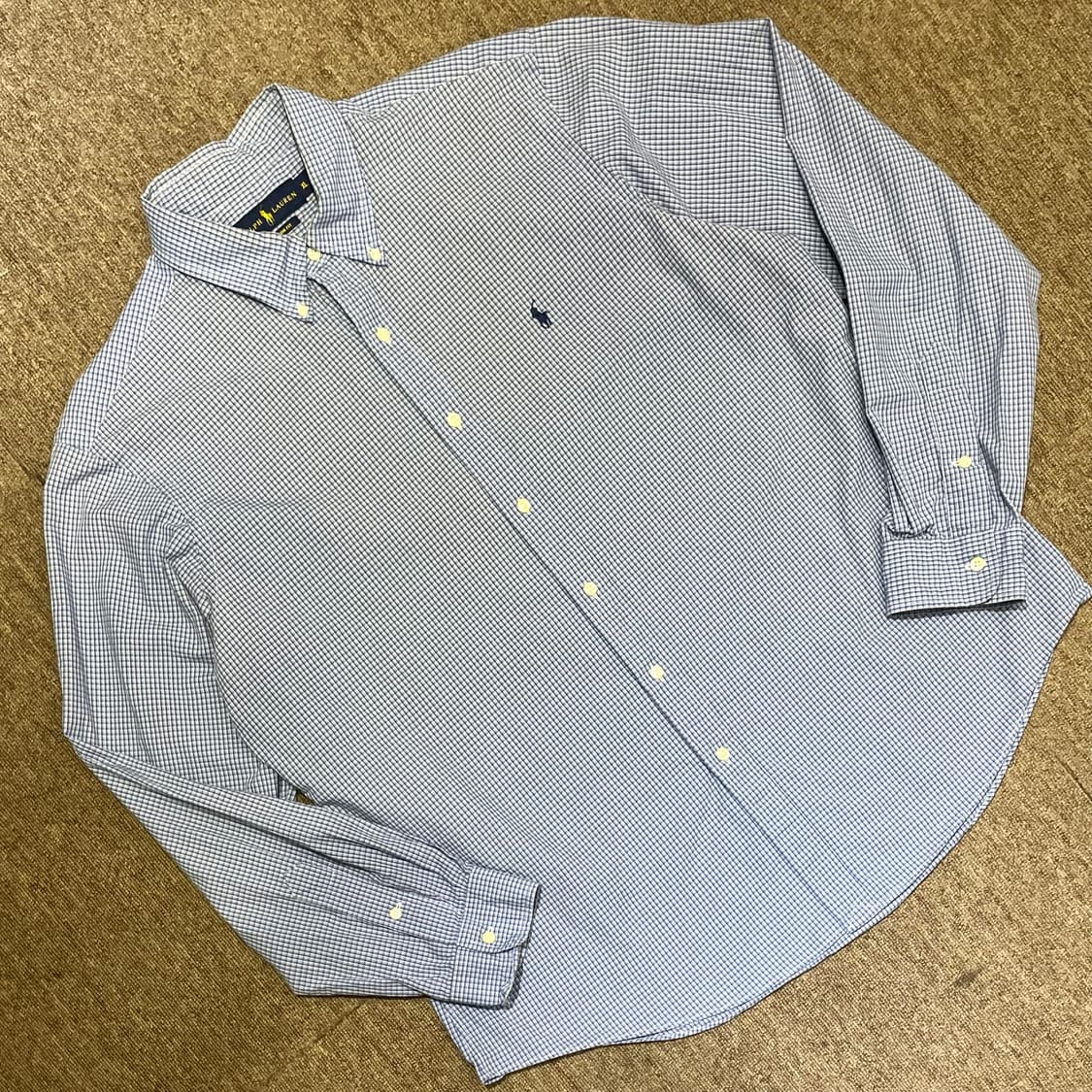 (XL) POLO 폴로 랄프로렌 체크 셔츠 커스텀핏 상품이미지1