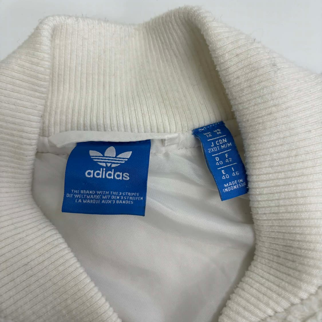 아디다스 화이트 쉐르파 플리스 자켓 뽀글이 SST 져지 상품이미지4