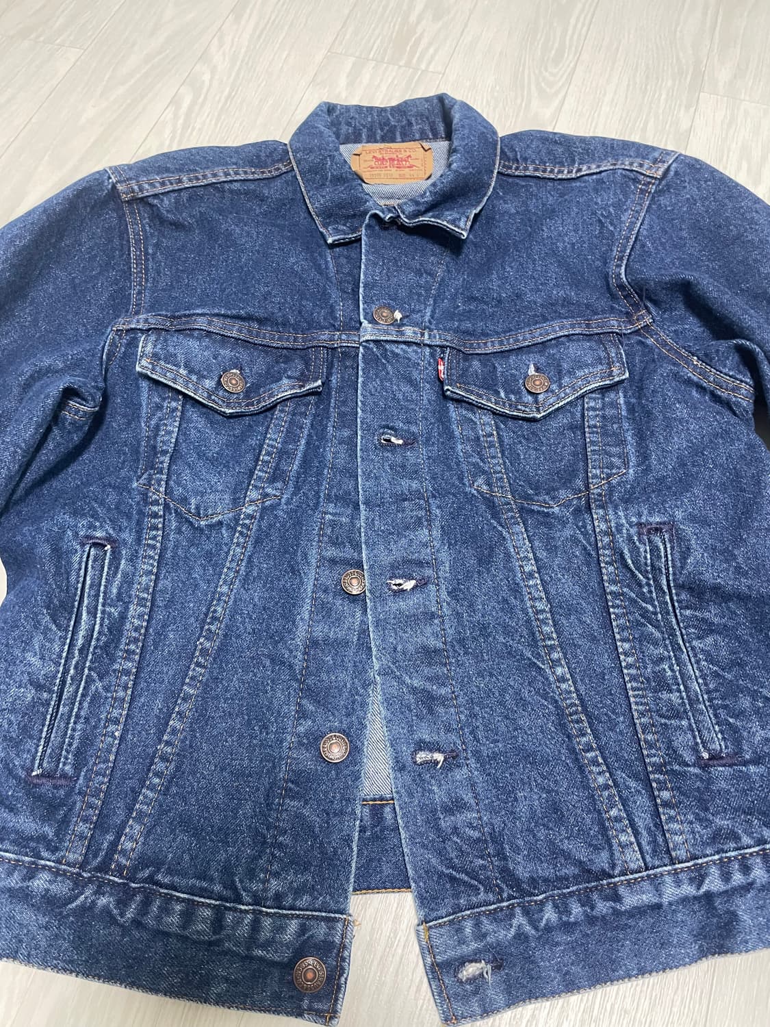 levis 80s 빈티지usa 트러커 71506-0216 44L 리바이스 상품이미지2