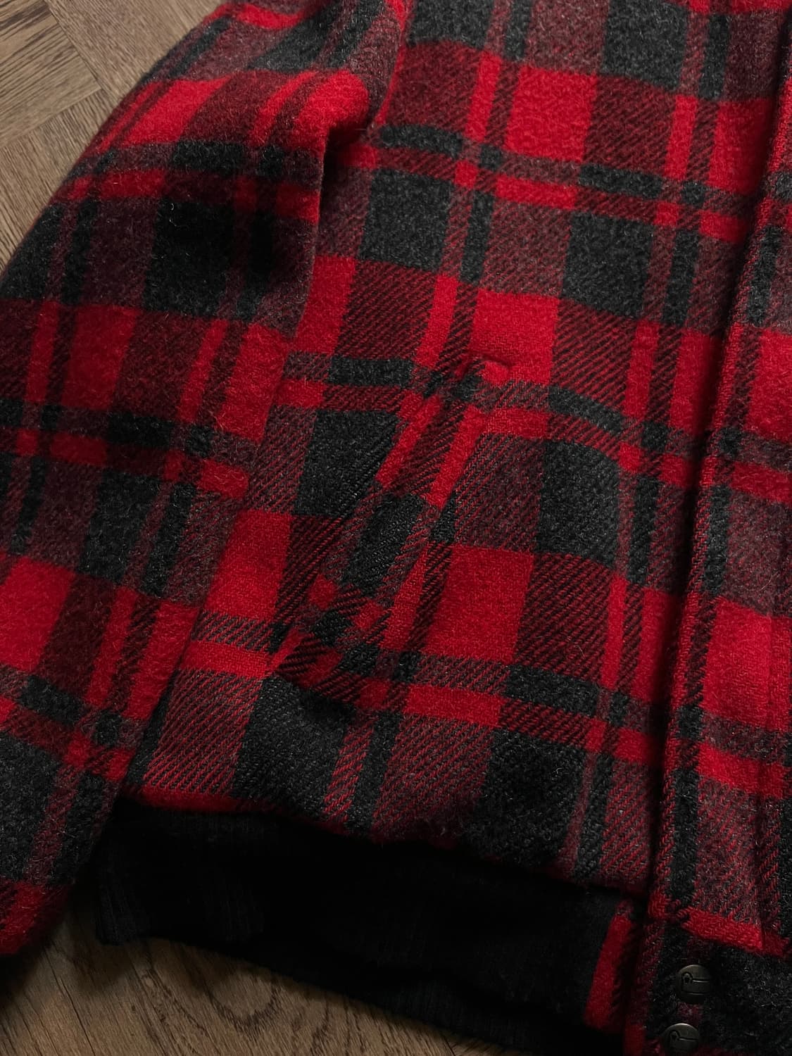 [M]80's 울리치 Made in USA 매키노 울 해링턴 자켓 상품이미지3