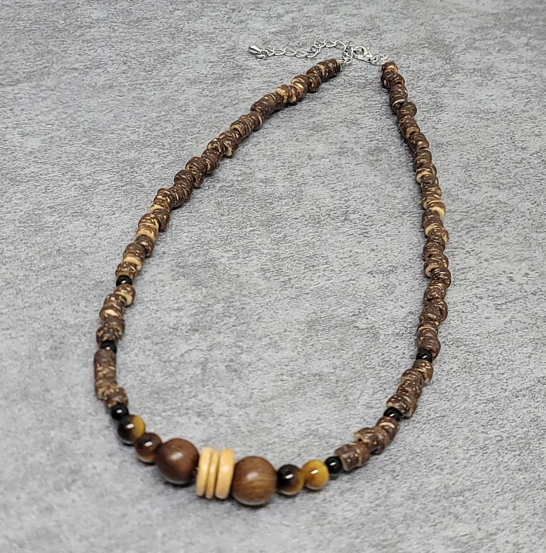 wood vintage necklace set 상품이미지5