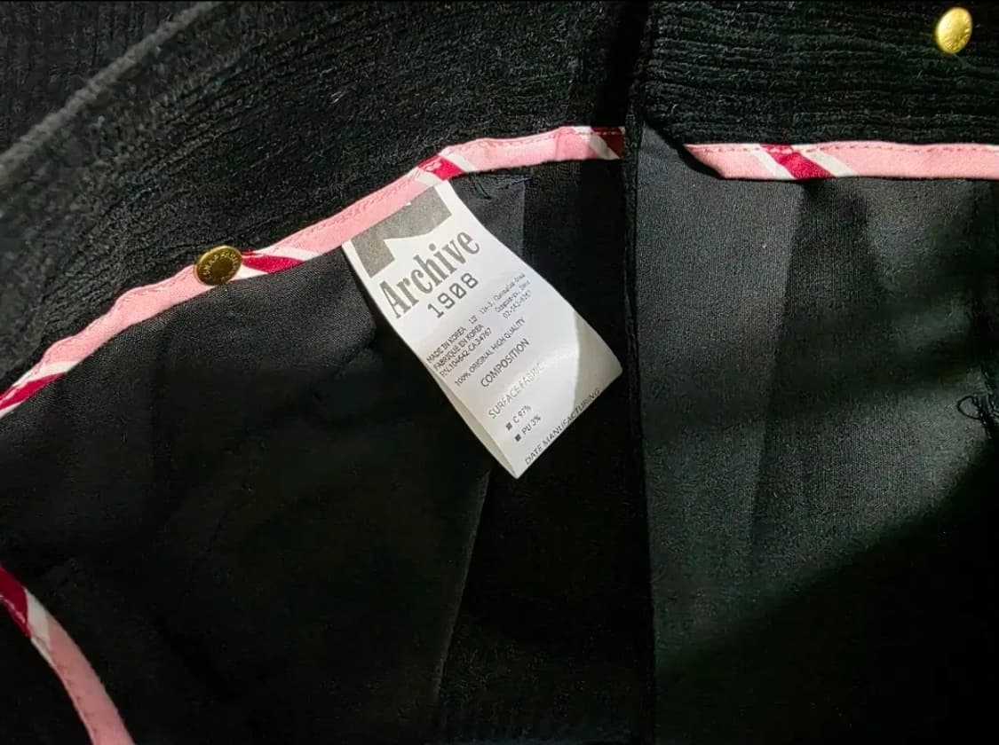 비욘드클로젯 바시티 웨일 코듀로이 팬츠 블랙 M 상품이미지2