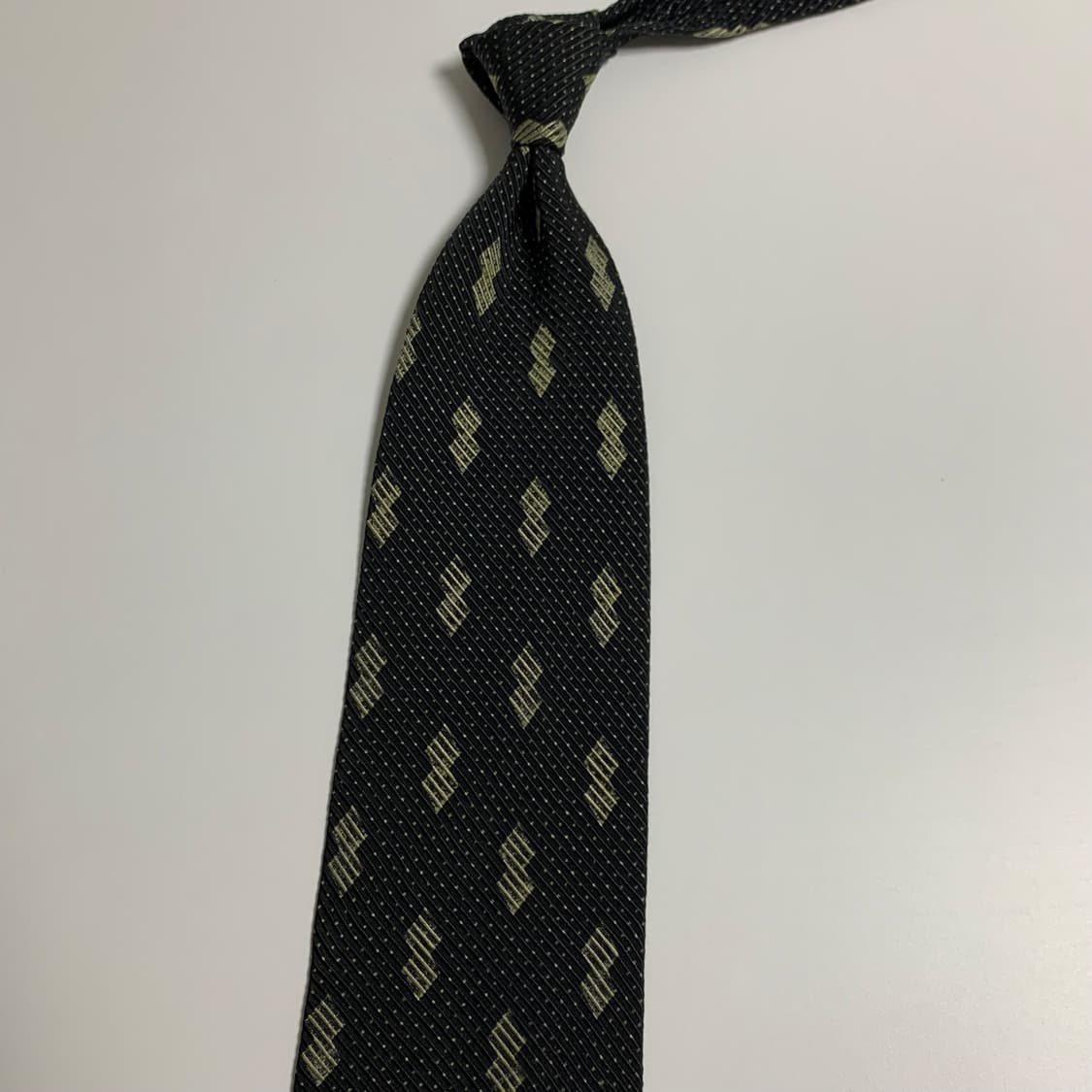 엠포리오 아르마니 명품 블랙 정장넥타이 클래식 빈티지타이 상품이미지8