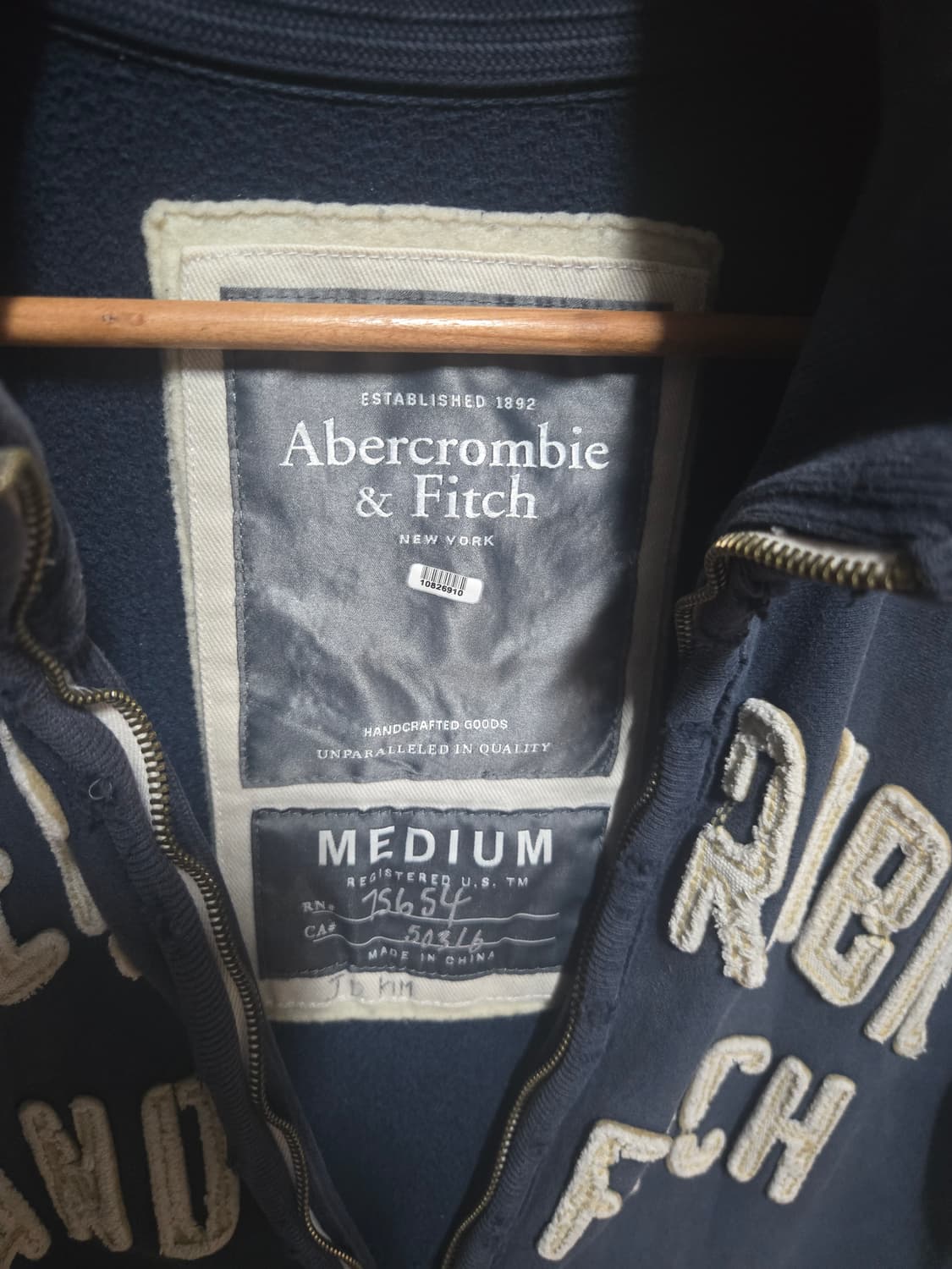 아베크롬비 집업 스웨터 M 95-100 상품이미지3