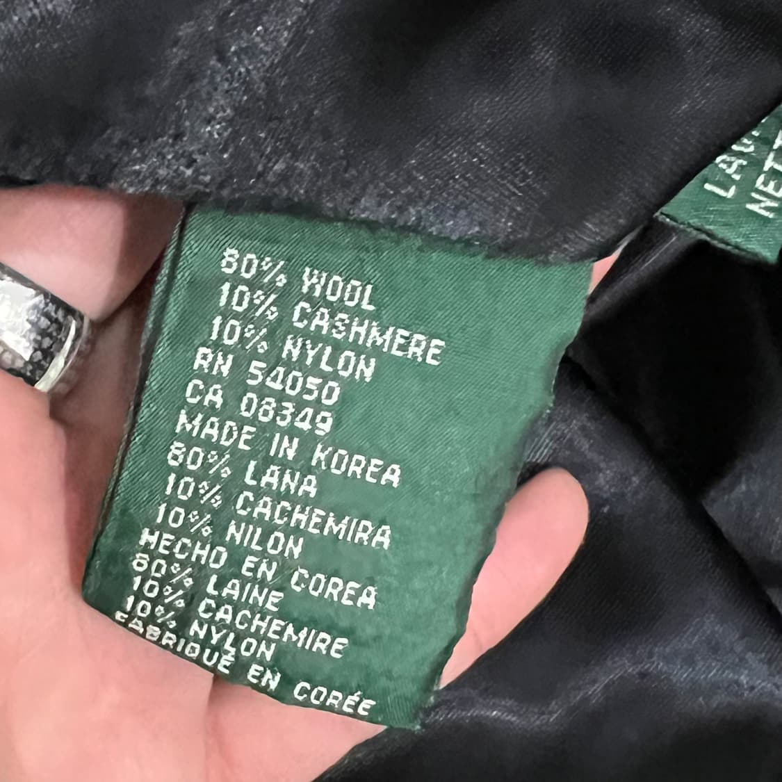 로렌 랄프로렌 울 싱글코트 s08781 상품이미지7