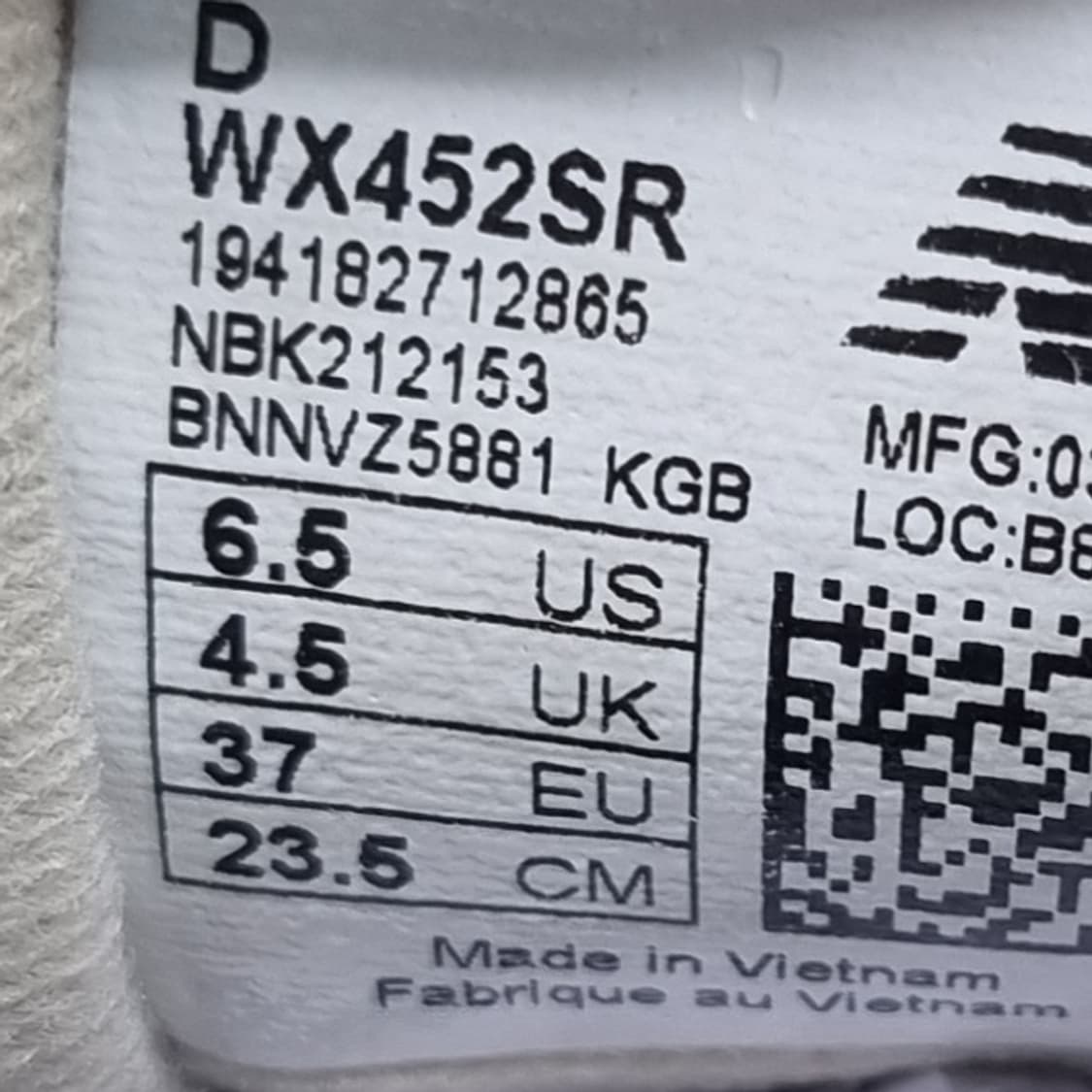 뉴발란스 452 여성운동화235 상품이미지6