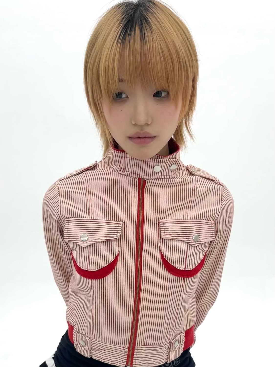 Vintage cropped jacket 상품이미지1