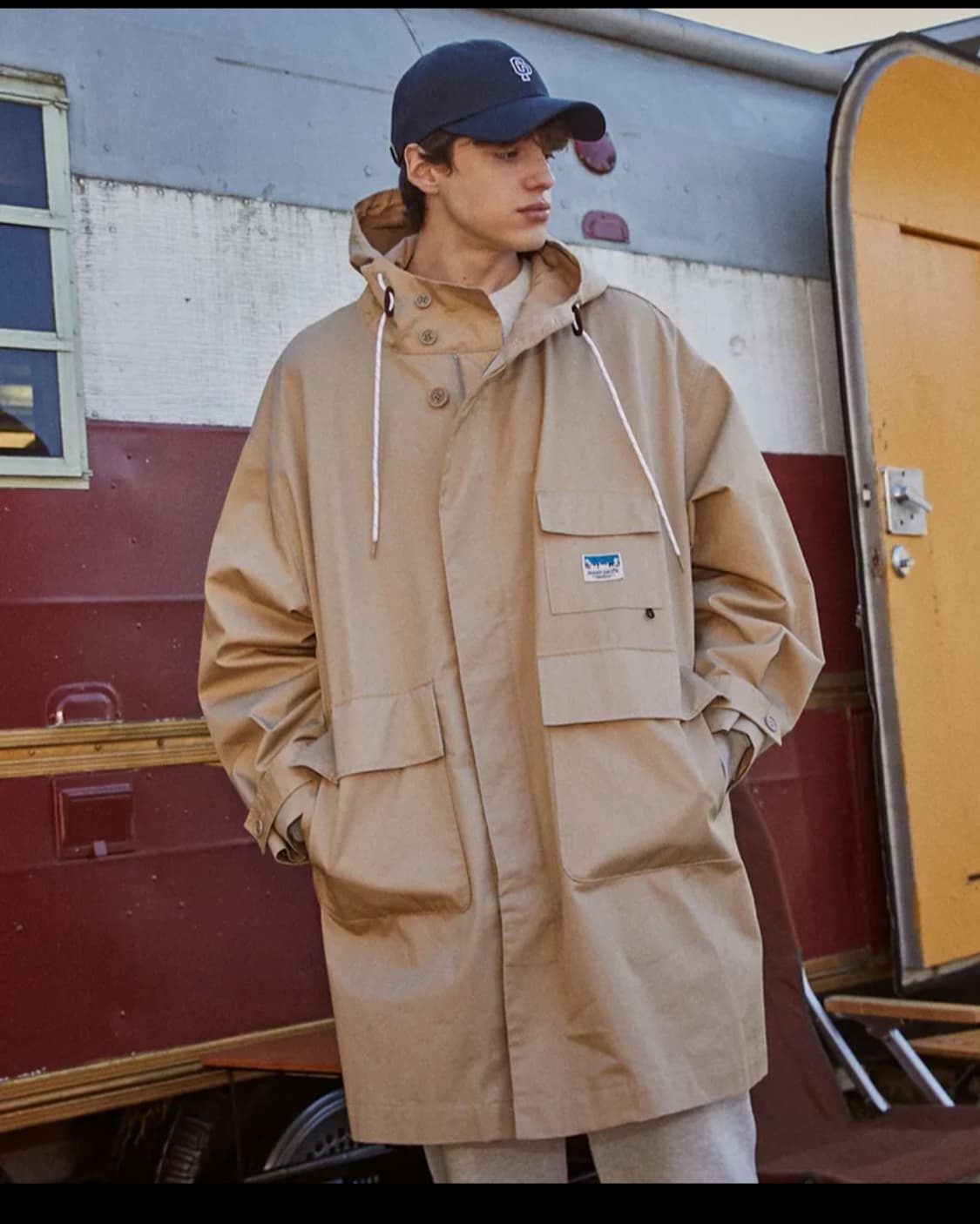 오션퍼시픽 오버사이즈 후드 롱야상 상품이미지1