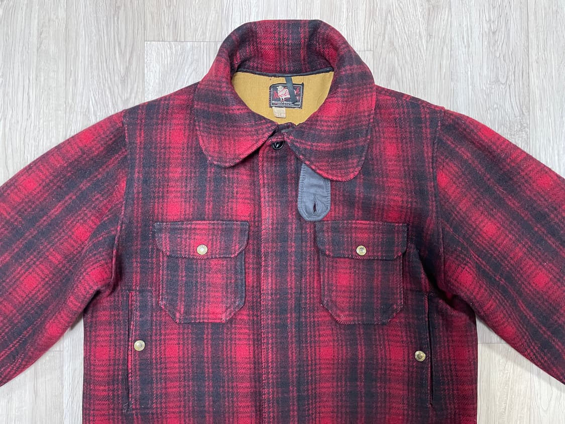 100) 40's 울리치 체크 울 매키노자켓(민트급)RRL&LVC&폴로 상품이미지6