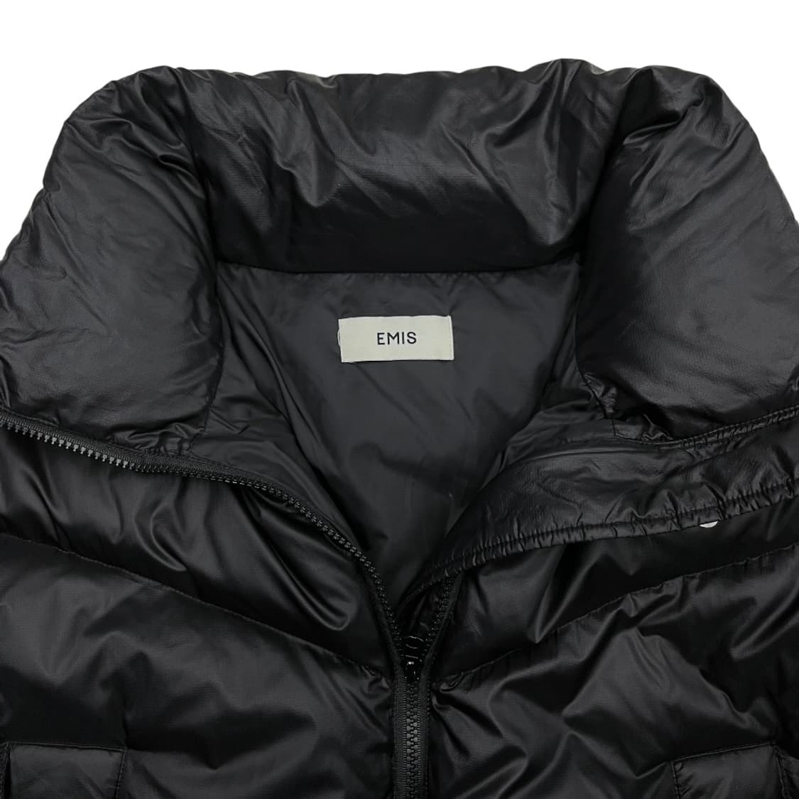 이미스 블랙 크롭 덕다운 패딩 S 상품이미지4