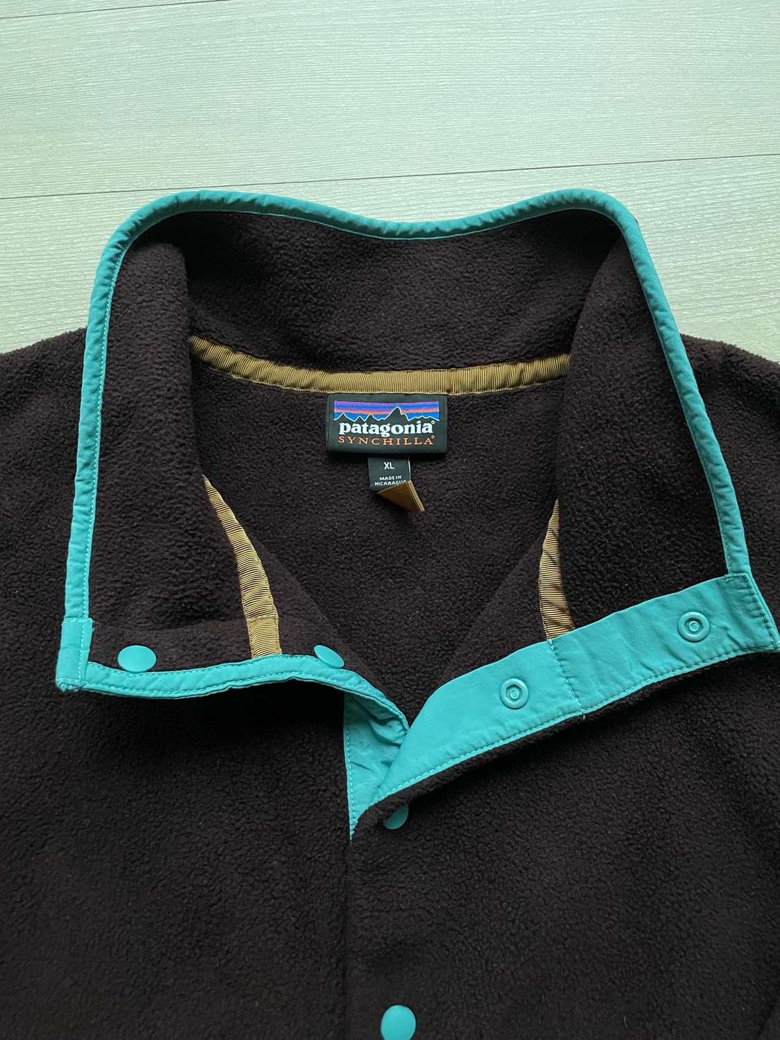 파타고니아 신칠라 브라운 블루 플리스 patagonia 상품이미지6