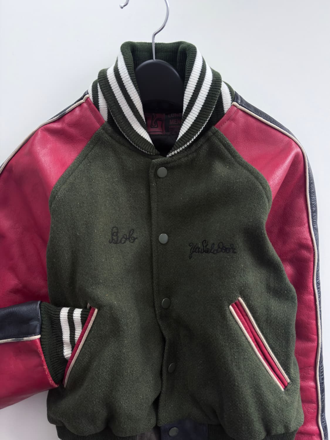 90s 빈티지 런치메뉴 바시티 블루종 상품이미지3