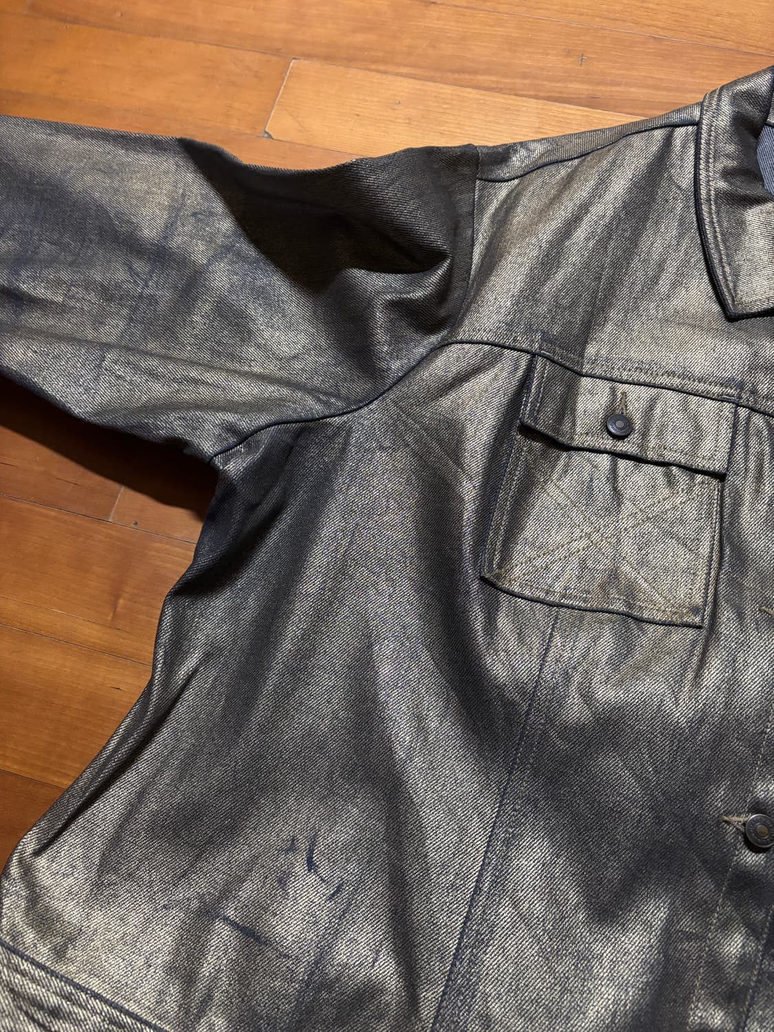 vintage newport news cotton denim jacket 상품이미지9