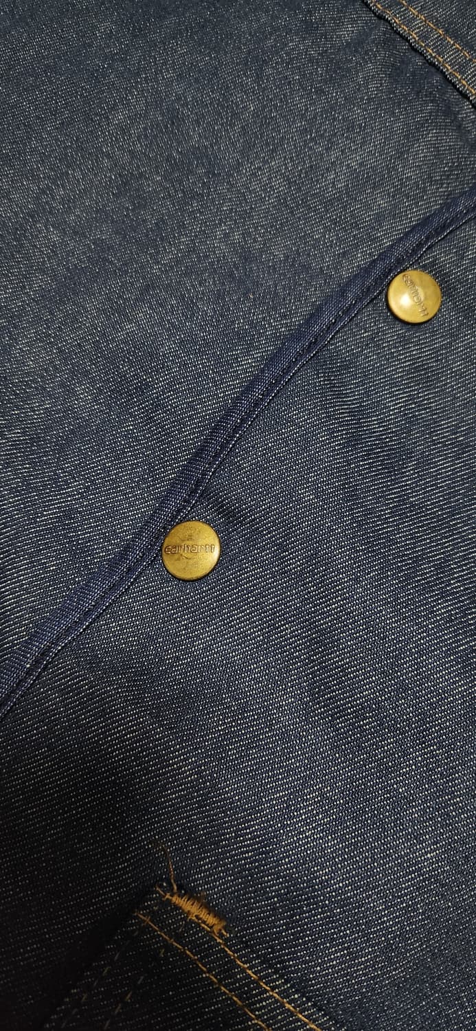 칼하트 80s 청 데님 안감 쉐르파 베스트 조끼 자켓 상품이미지5