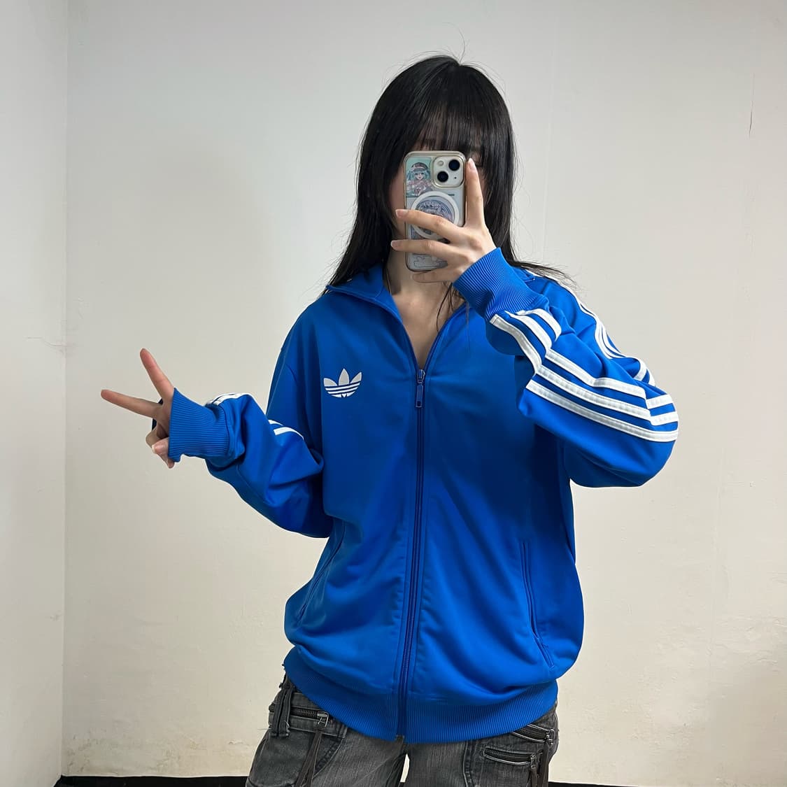 Adidas blue Firebird jersey 상품이미지2