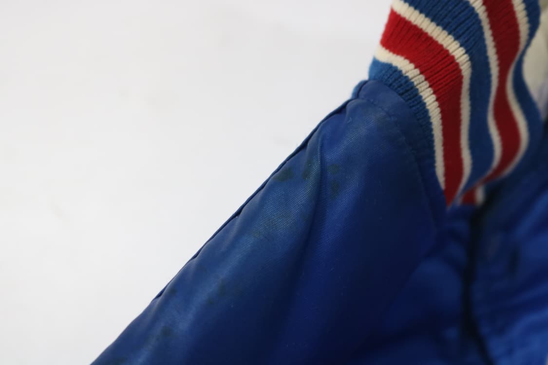 Avirex 아비렉스 빈티지 시카고 바시티 사틴 자켓 (M) 상품이미지5