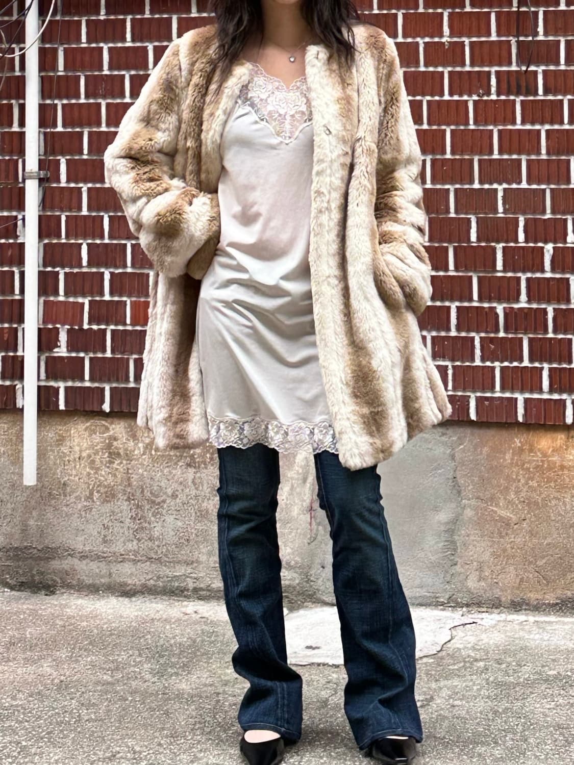 시슬리 퍼자켓 슬립원피스 트루릴리젼 부츠컷 팬츠 상품이미지1