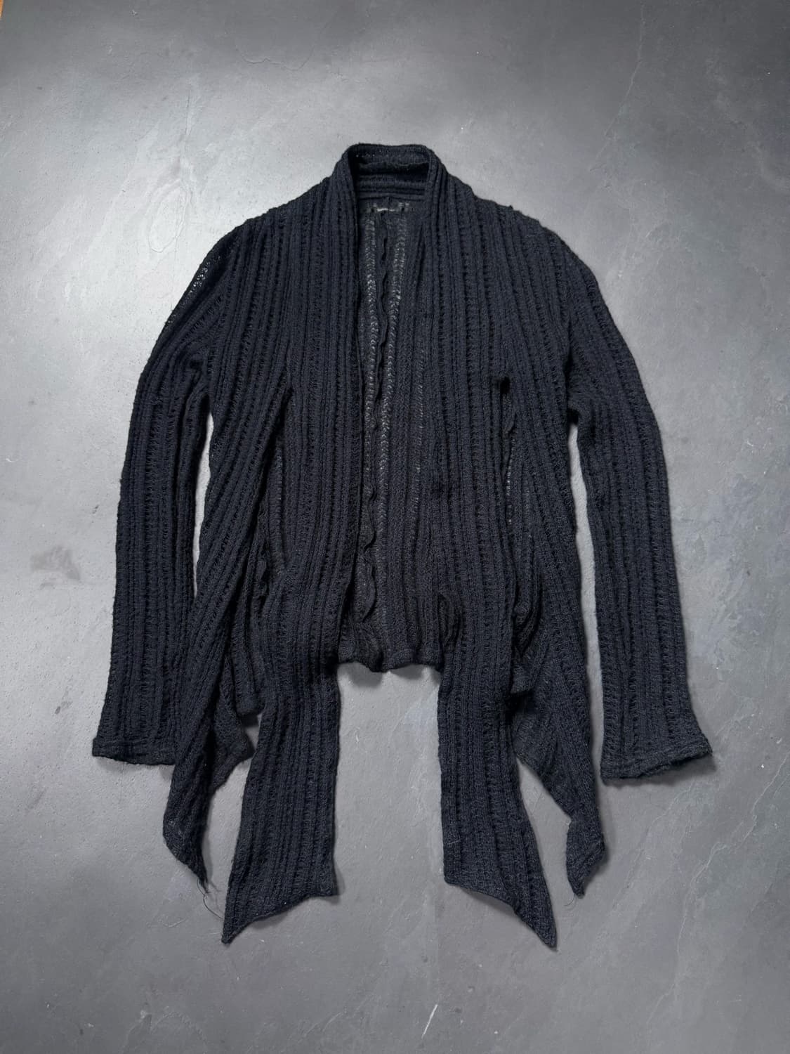 YASUYUKI ISHII OpenFront Layered Cadigan 상품이미지2