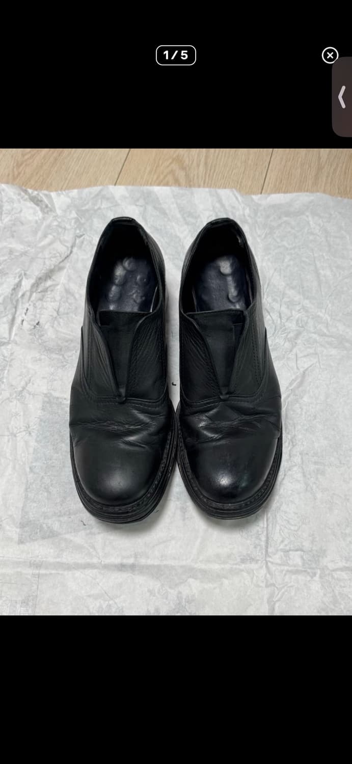 요지 야마모토 뿌르옴므 슬립온 더비 상품이미지1