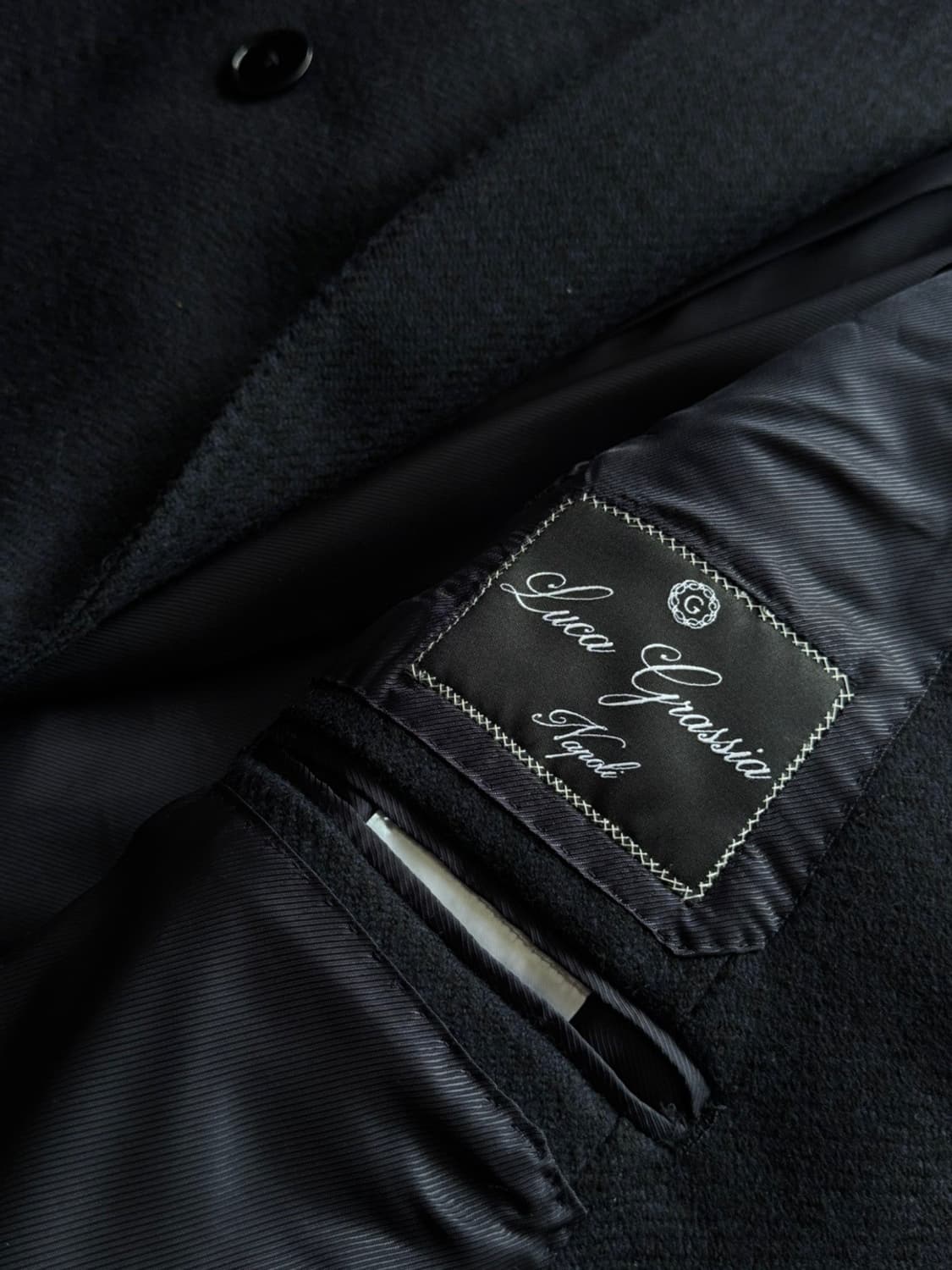 루카 그라시아 나폴리 캐시미어 더블 브레스티드 코트 100 상품이미지6