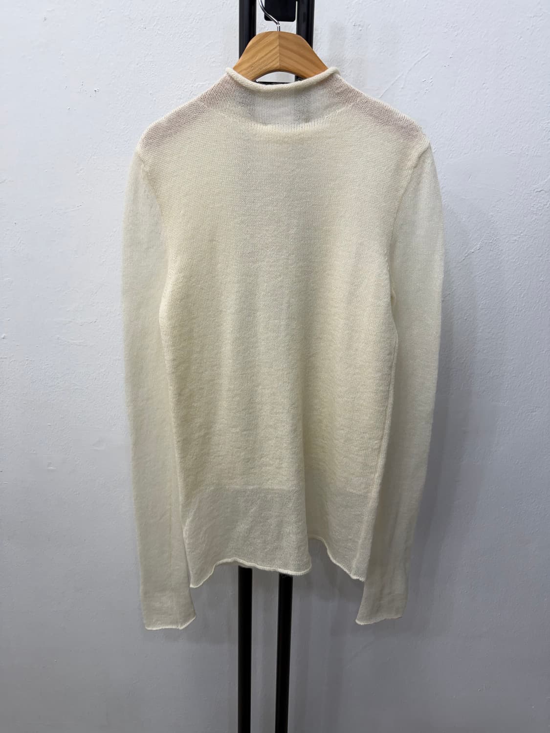 새제품) 질샌더 정품 여성 모헤어 시스루 니트 34 상품이미지8