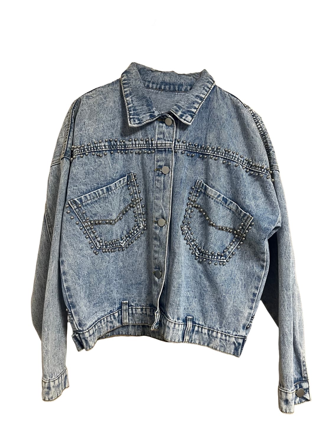 stud denim jacket 상품이미지1
