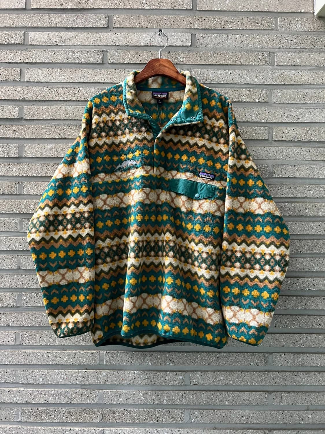 [L]파타고니아 신칠라 네이티브 패턴 아노락 플리스 상품이미지1