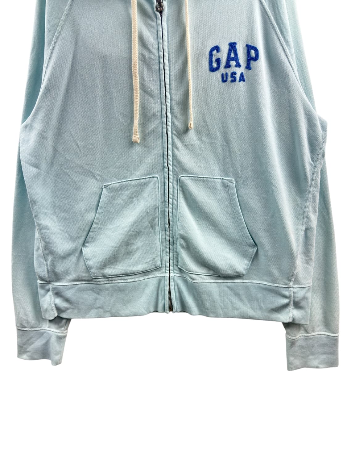 갭 파스텔블루 후드집업1264 상품이미지4