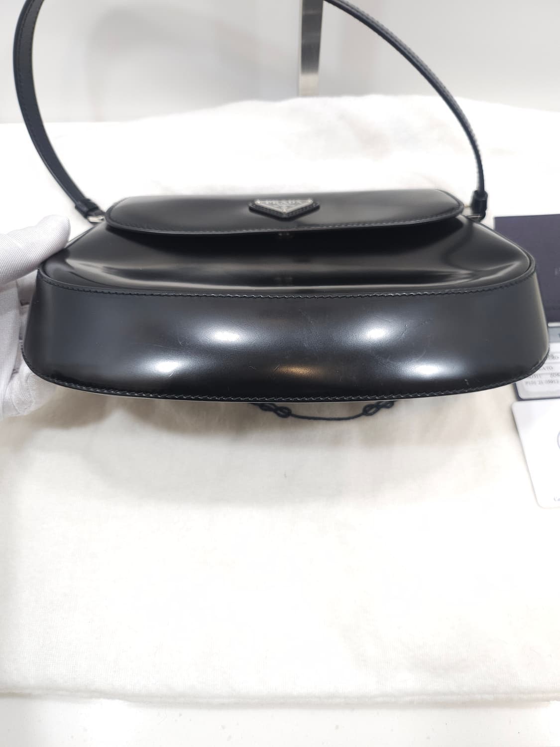 [정품] 프라다 클레오 브러시드 레더 플랩 숄더백 상품이미지6