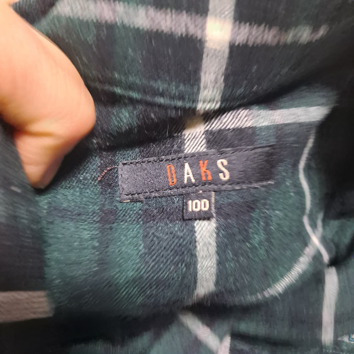 DAKS 닥스 남성 체크 모 100%셔츠 100 상품이미지4