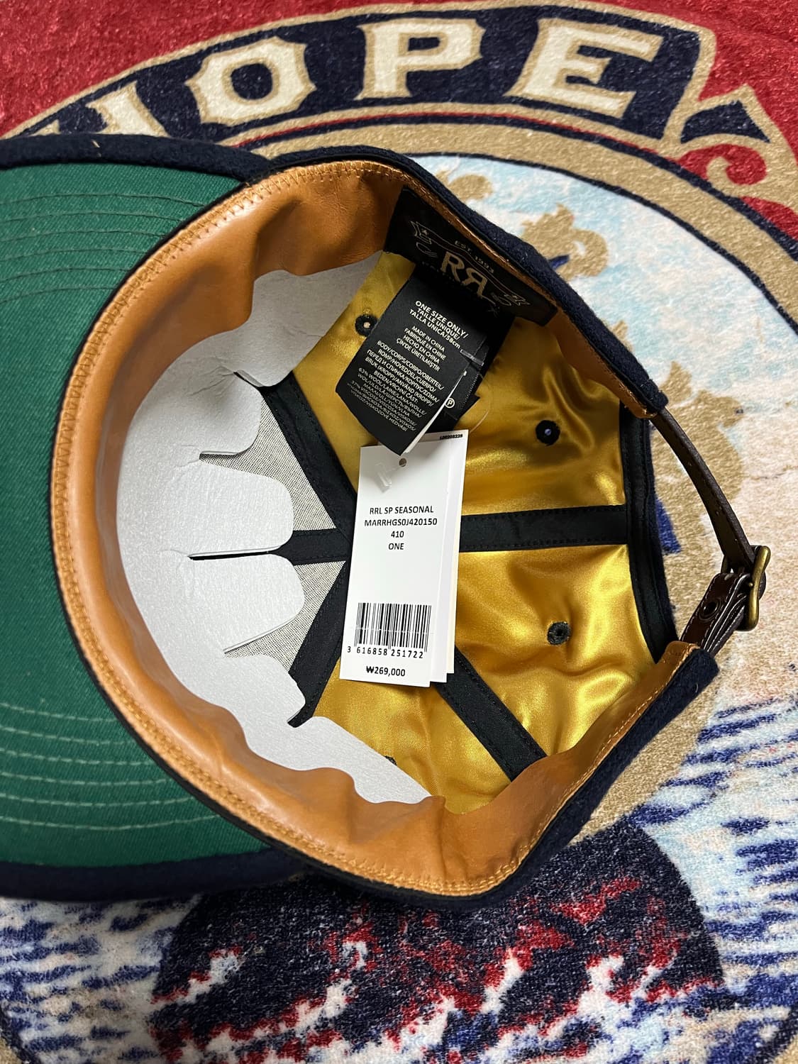 RRL 아플리케 울 블렌드 펠트 볼캡  상품이미지2