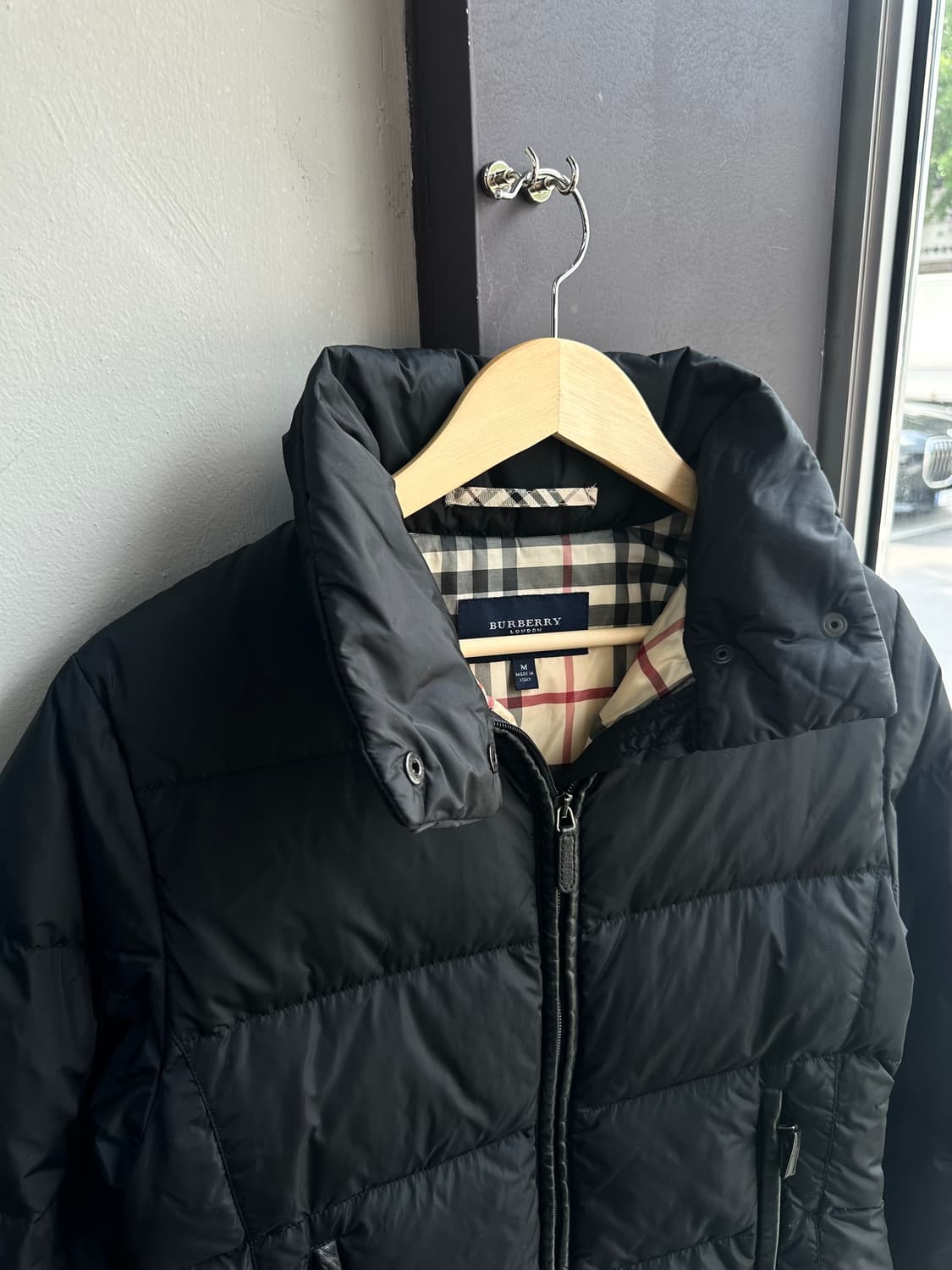 M/ 버버리 블랙 퀼팅 패딩 점퍼 상품이미지4