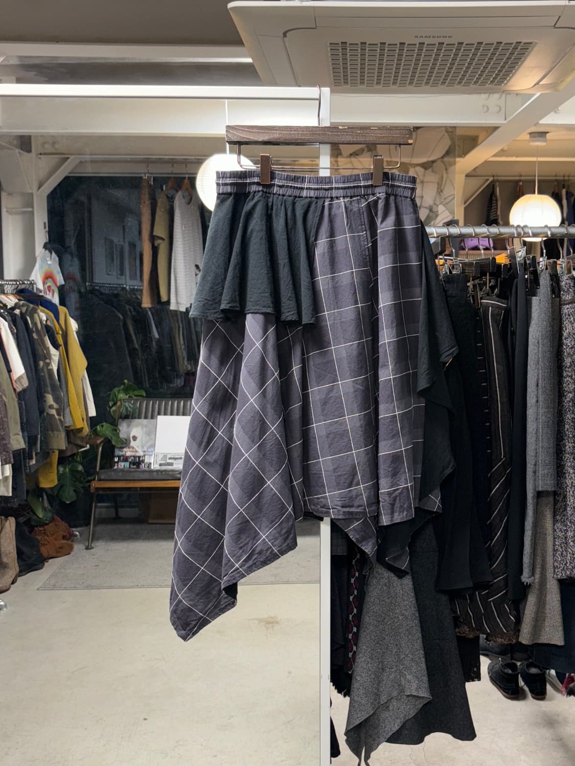 Frapbois 비대칭 플레어 스커트 상품이미지2