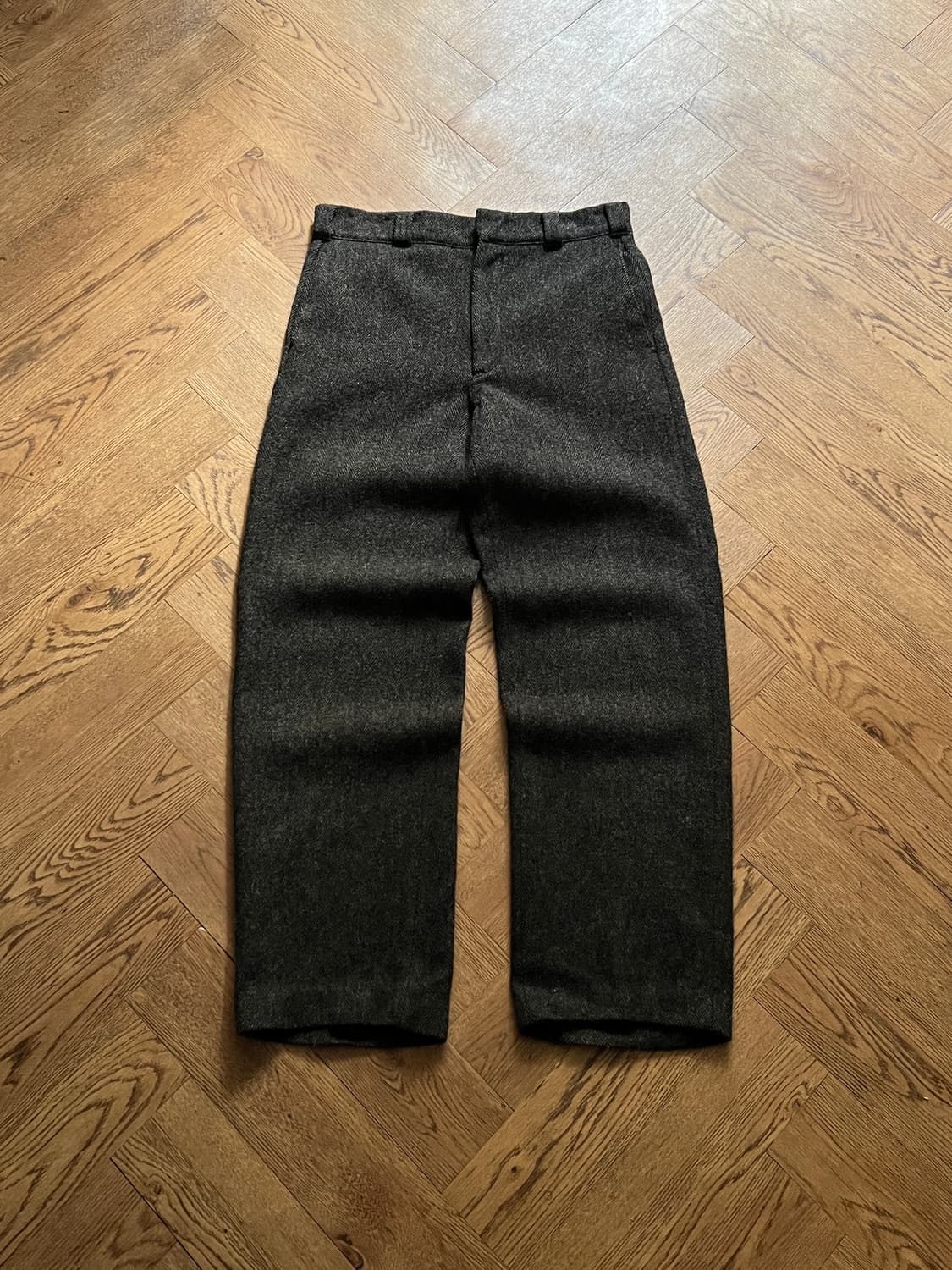 [32]80's 울리치 Made in USA 해링본 울 트라우저 팬츠 상품이미지1