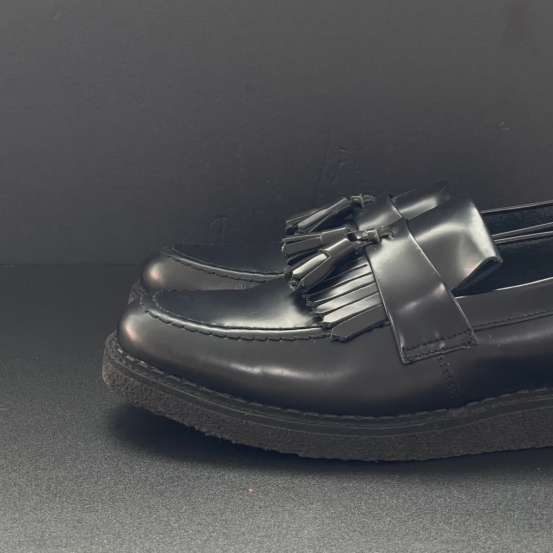 [43] 조지콕스X프레드페리 레더 테슬 로퍼 상품이미지5