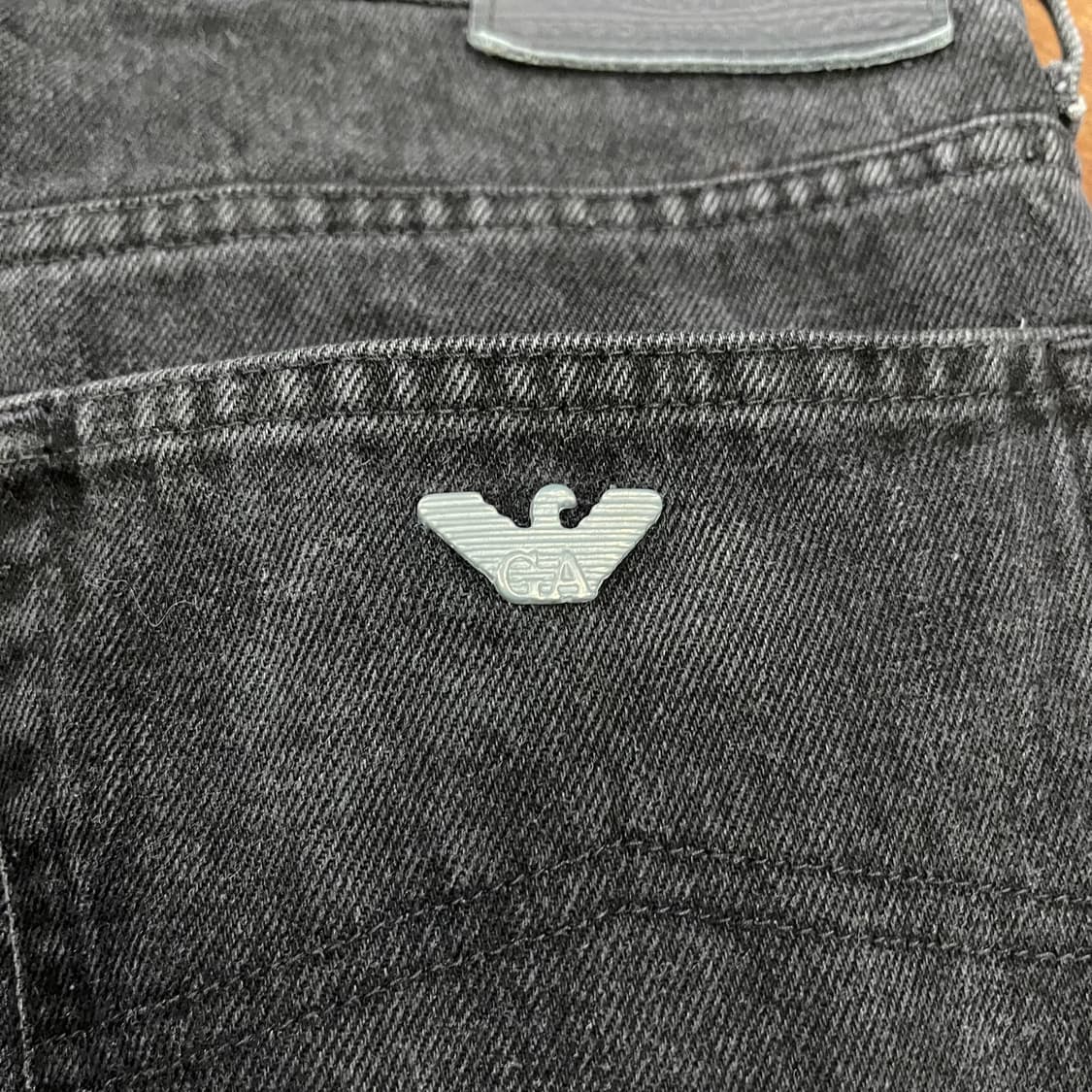 90's 아르마니 블랙진. 상품이미지10