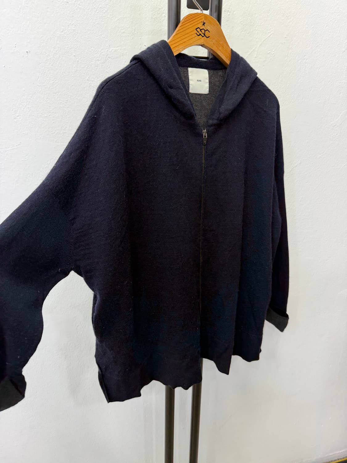 정품) KUHO 구호 캐시미어 후드 니트자켓 F  상품이미지2
