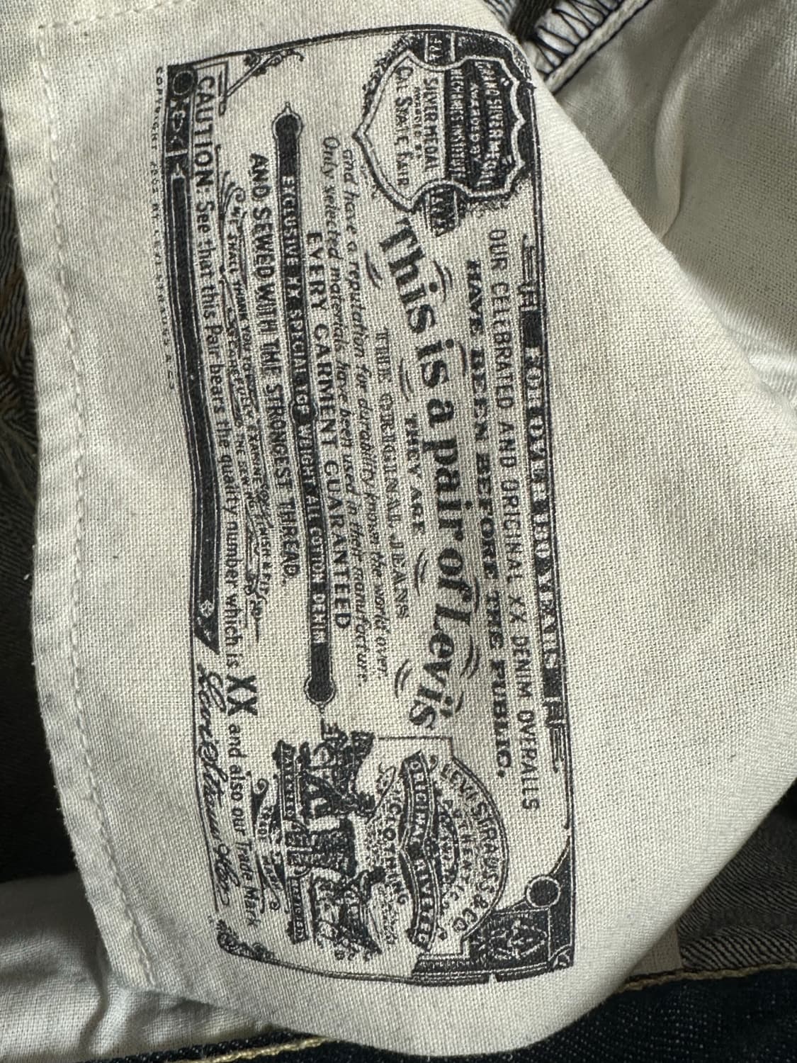 리바이스 캐피탈E 501 USA 셀비지 상품이미지9