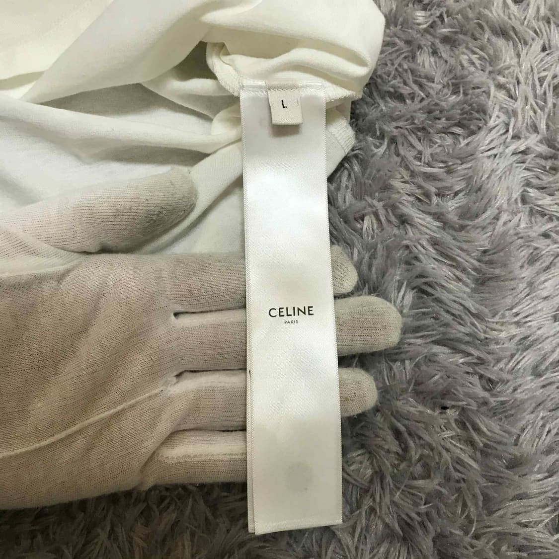 {클로젯}[L][오케이몰 구매내역]셀린느 빅로고 반팔티 상품이미지4