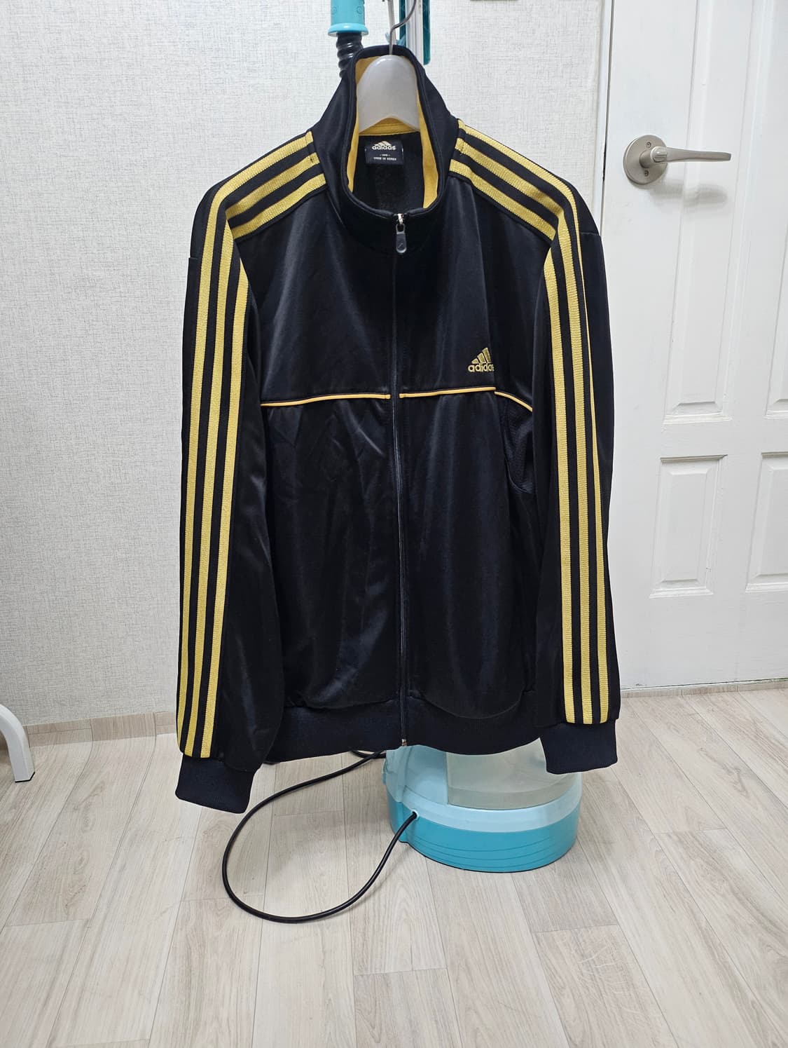 (105)XL ☆초희귀☆ 아디다스 에센셜 백로고 [검골] 트랙탑져지 상품이미지1