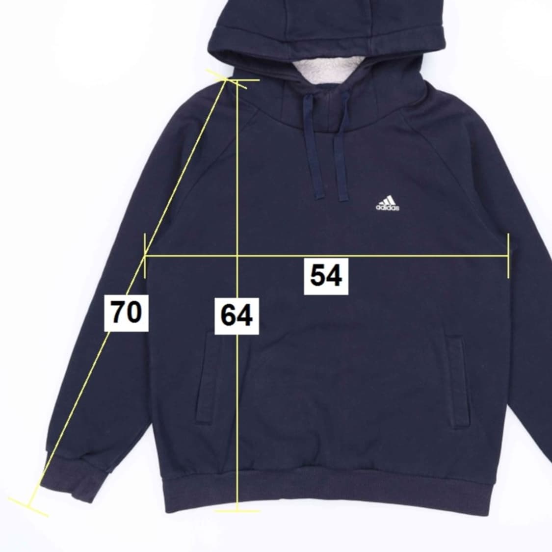 [95] 아디다스 삼각로고 윈터 보아 양털 후드티 네이비 3989 상품이미지7