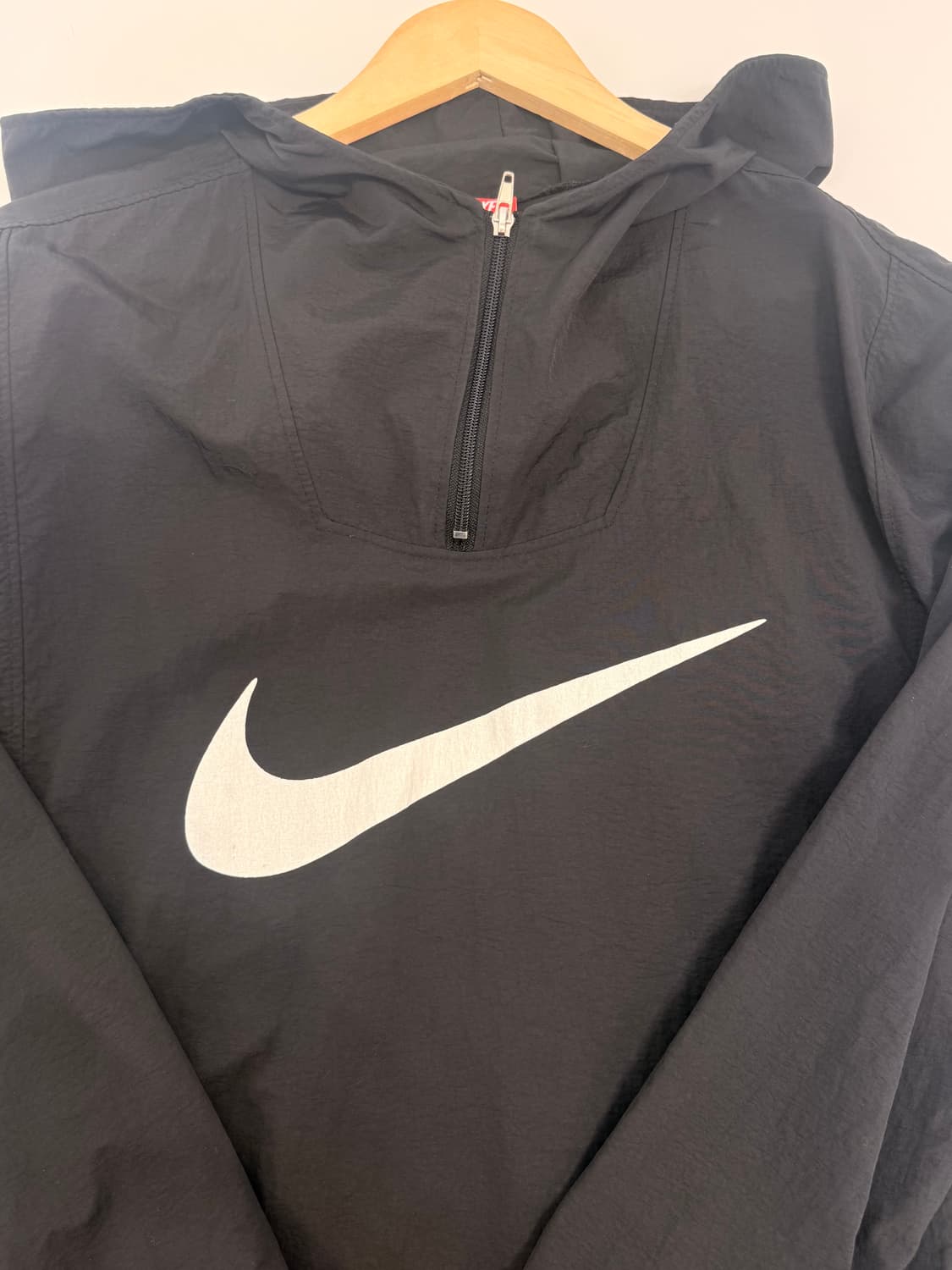 나이키(nike) 스우시 반집업 아노락 블랙 상품이미지4