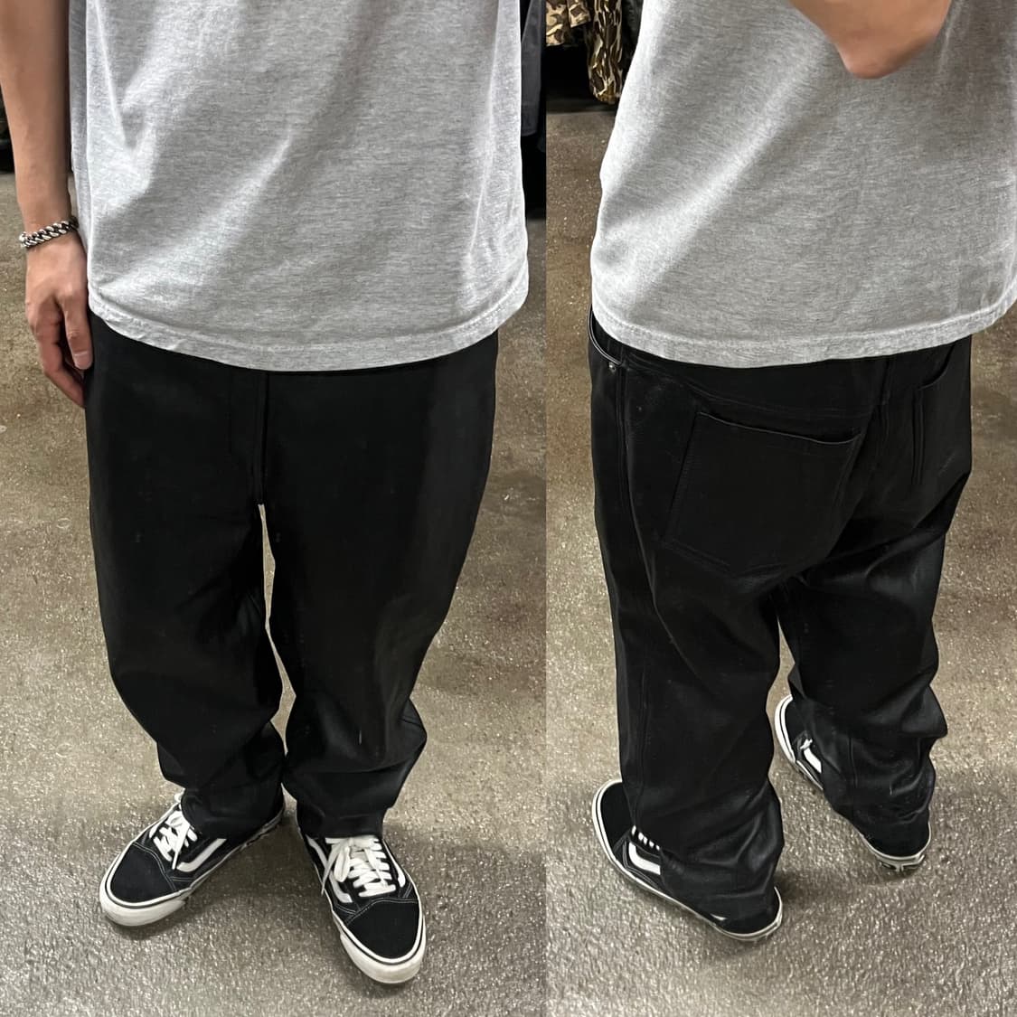 빈티지 소가죽 팬츠 (38“) 상품이미지5