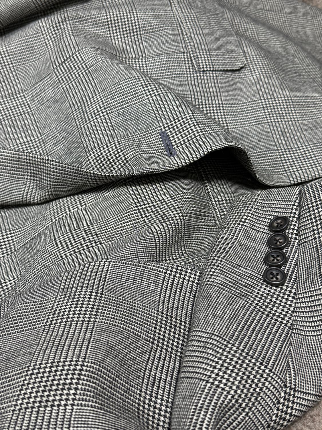 버버리 체크 울 블레이저 자켓 상품이미지4