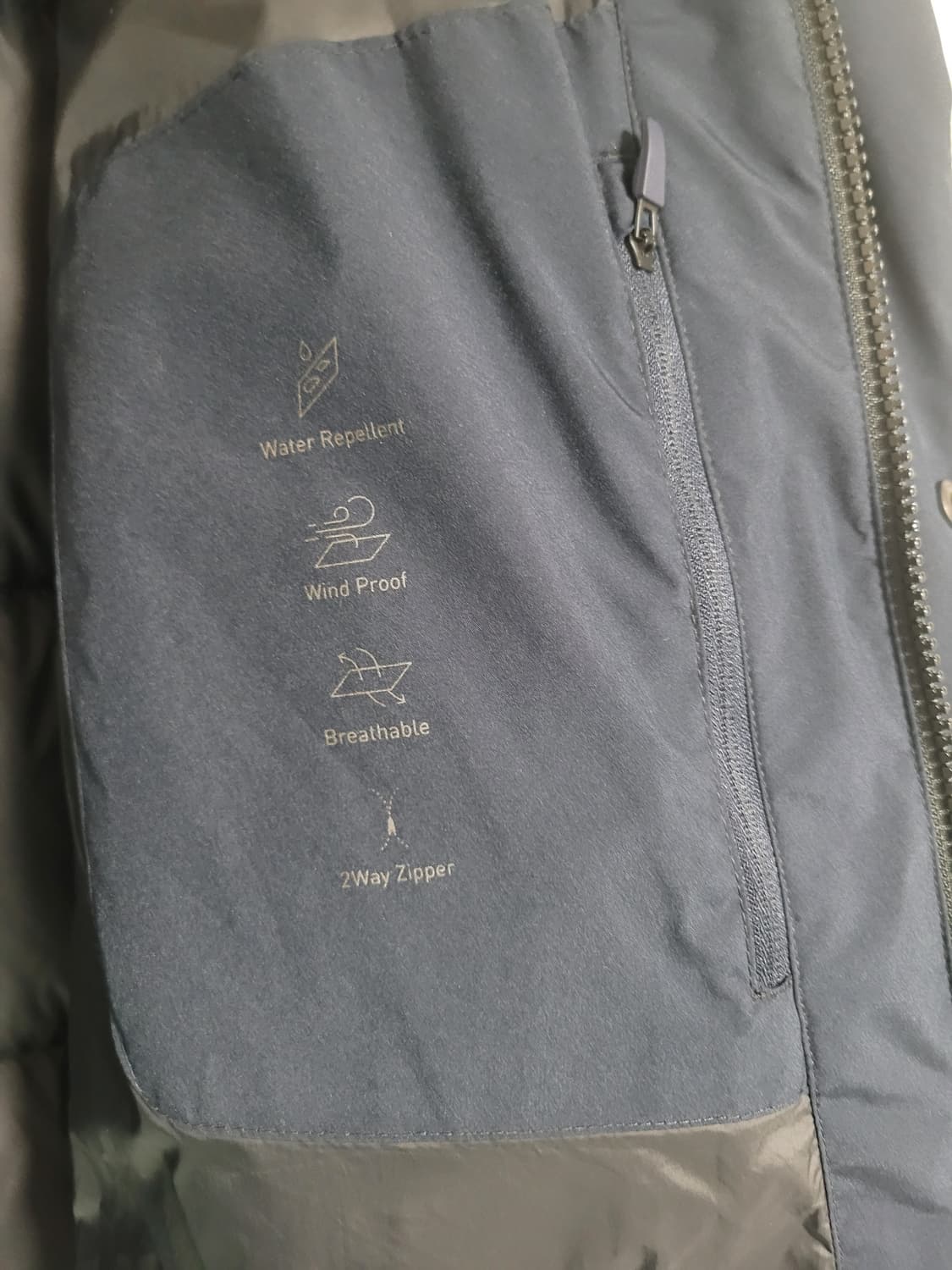 코오롱스포츠 테르누벨 다운롱패딩 네이비 105 상품이미지10